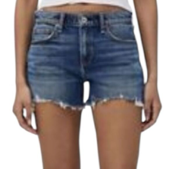 Rag & Bone Blue River Dre Low Rise Denim Shorts Size 27 NWT 📦 - Picture 1 of 10